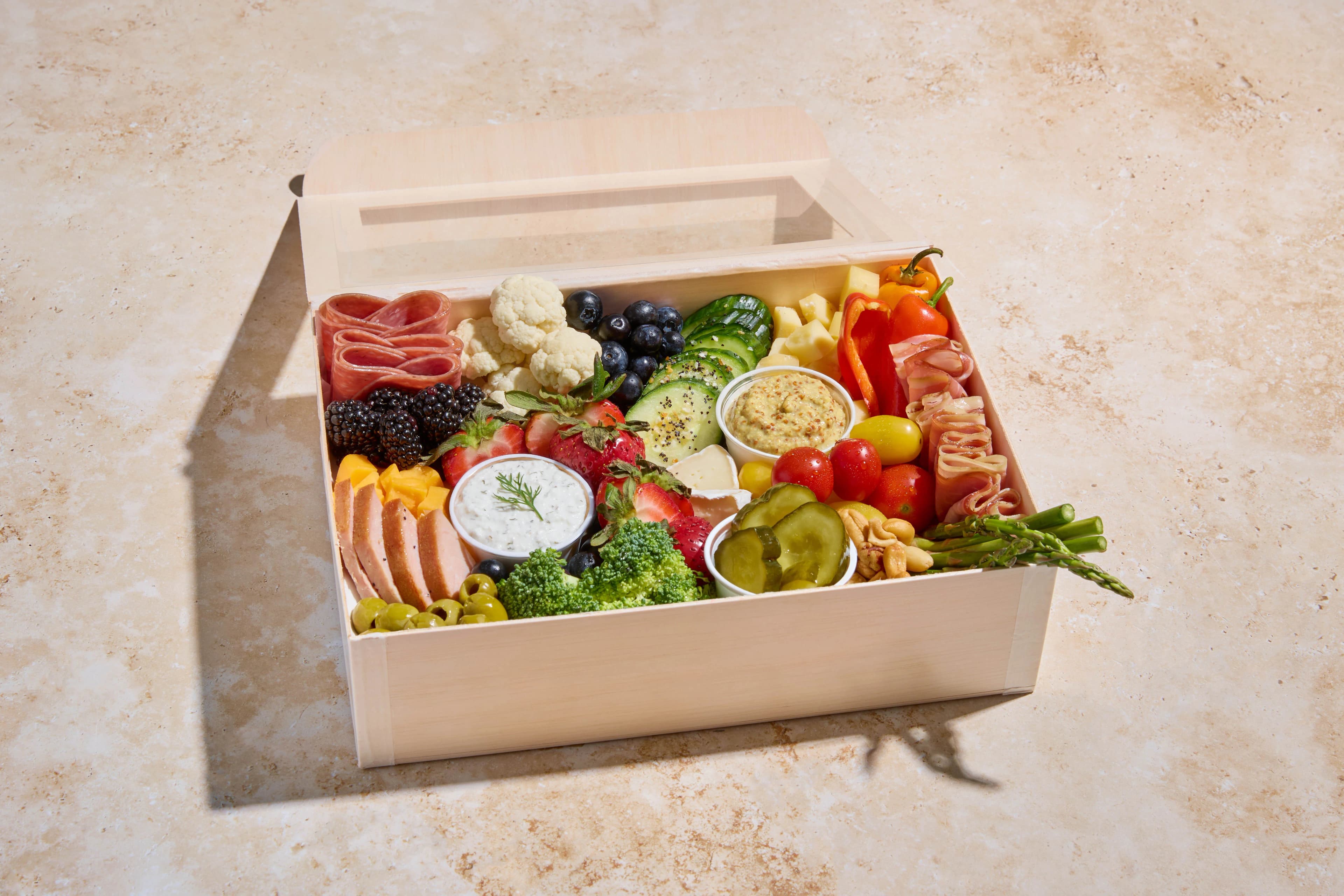Picnic Box, coastal charcuterie board San Diego