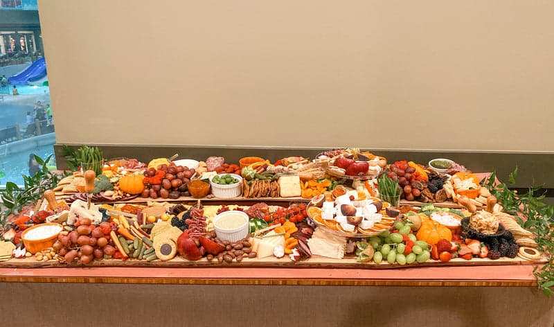 5 Foot × 24 Inch Grazing Board, coastal charcuterie board San Diego